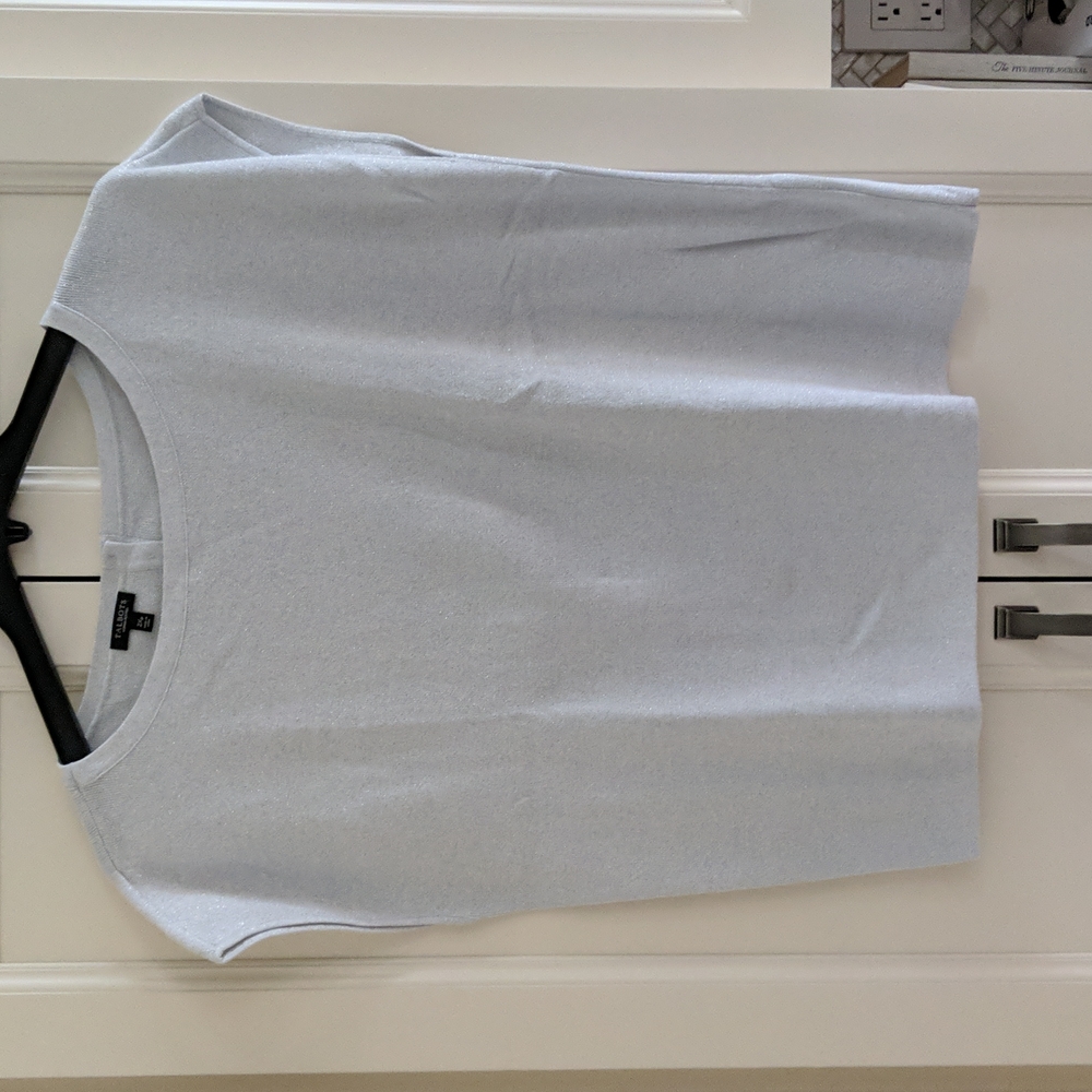 Talbots 2XP sleeveless metallic top